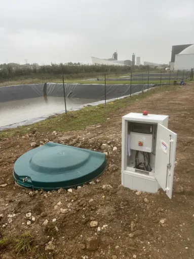 Fourniture et pose d'un poste de relevage 150m3/h à  SAINT-LAURENT-BLANGY, Amiens, RES'EAUX SERVICES