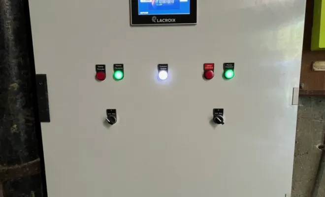 Remise aux normes électriques d'un château d'eau proche de ROYE, Amiens, RES'EAUX SERVICES