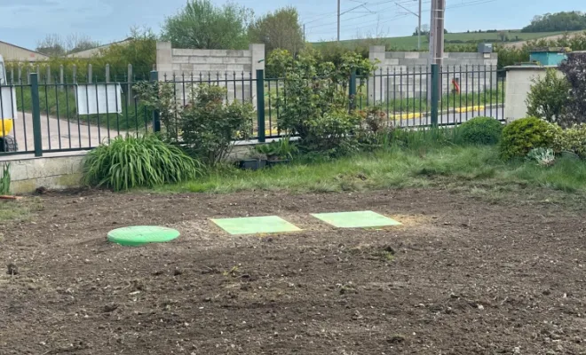 Création d'un assainissement non collectif proche d'Ailly Sur Noye, Amiens, RES'EAUX SERVICES